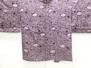 アンティーク　本総絞り菱に花模様羽織